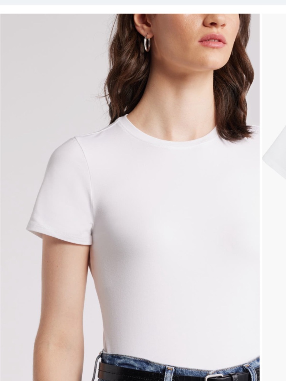 Nordstrom White Short Sleeve Crewneck Tee XL - Classic Plain